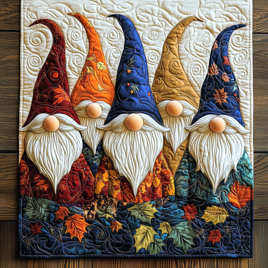 Autumn Gnome TAI041124583 Quilted Placemats