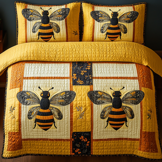 Bee TAI041124339 Quilt Bedding Set