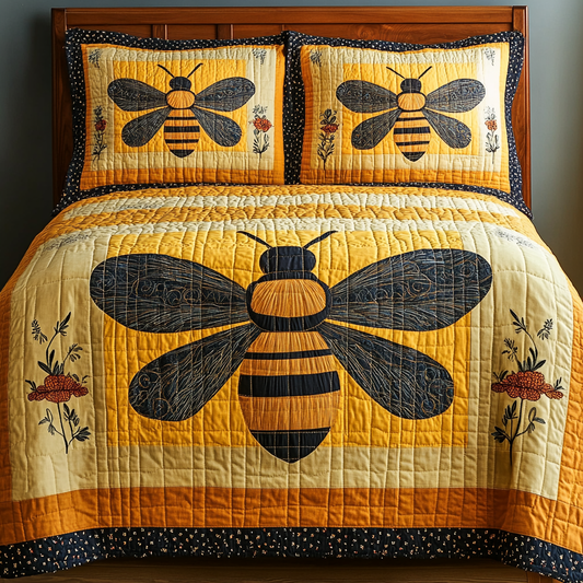 Bee TAI041124349 Quilt Bedding Set