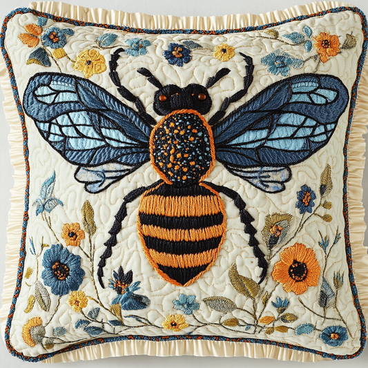 Bee TAI061124263 Quilted Pillow Case