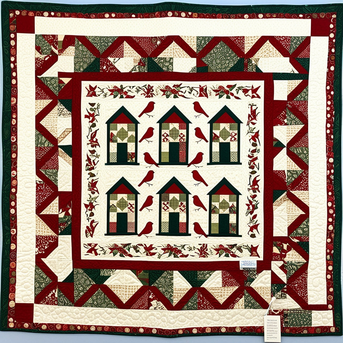 Bird House NTA281024071 Quilt Blanket