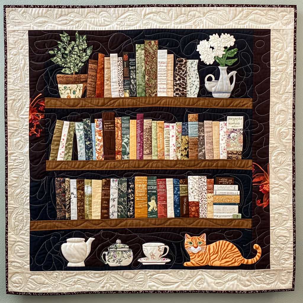 Bookcase TAI281024263 Quilt Blanket