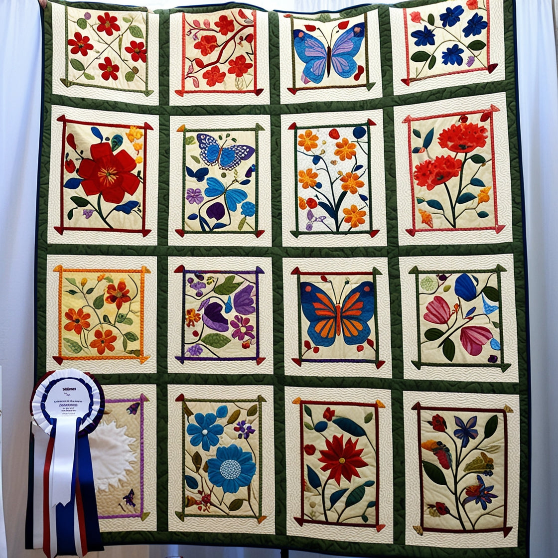 Butterfly Flower Garden NTA281024023 Quilt Blanket