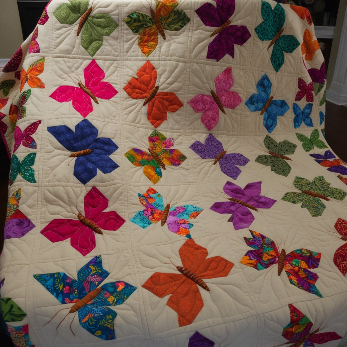 Butterfly NTA151024051 Quilt Blanket