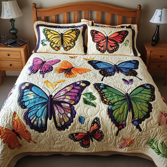 Butterfly TAI061124019 Quilt Bedding Set