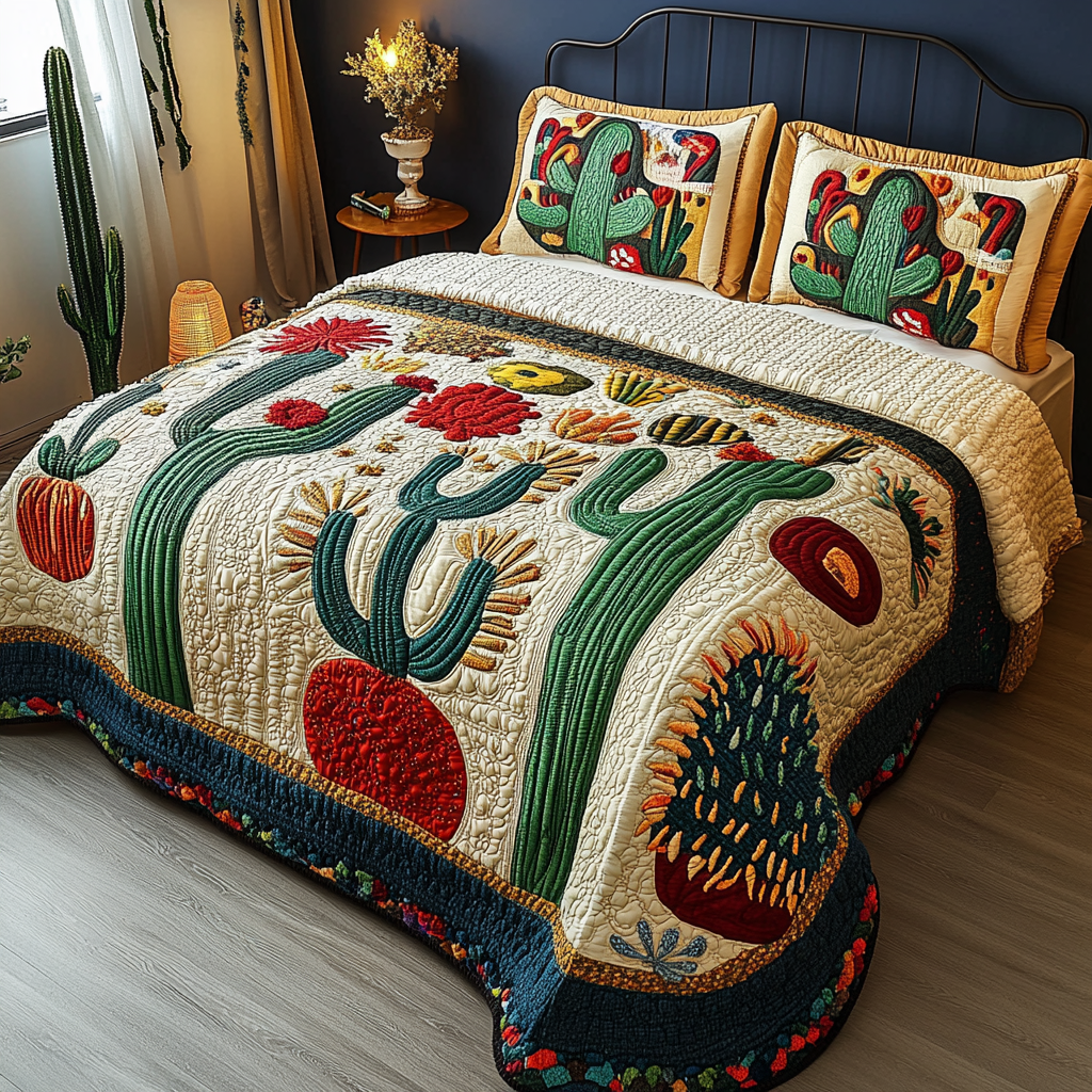 Cactus TAI041124262 Quilt Bedding Set