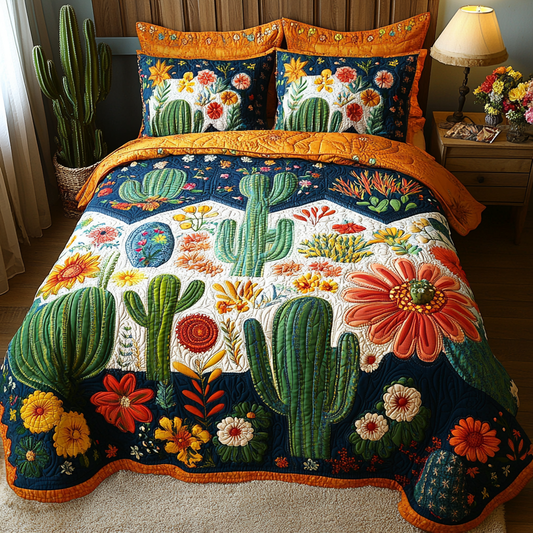 Cactus TAI041124294 Quilt Bedding Set