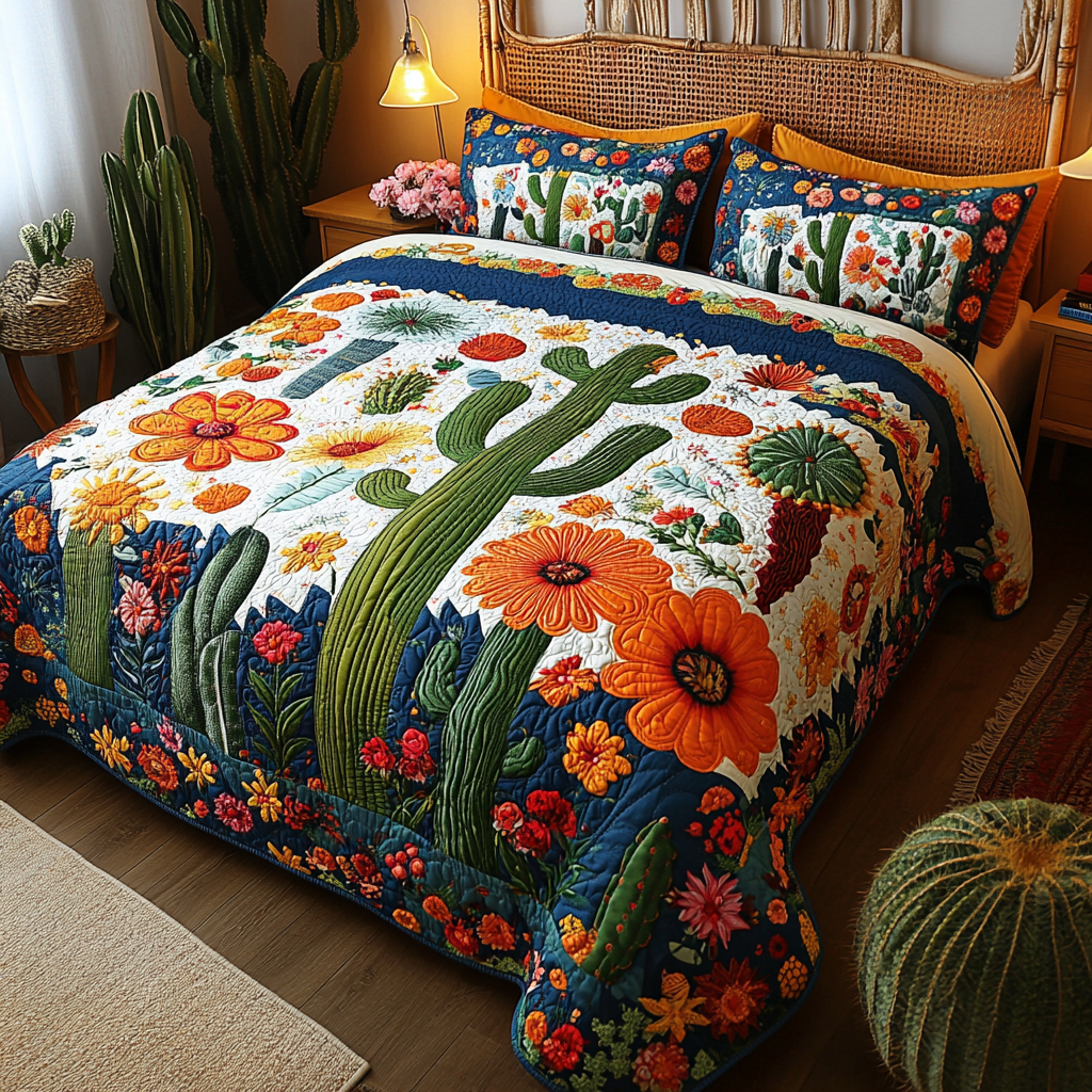 Cactus TAI041124370 Quilt Bedding Set