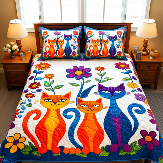 Cat NTA311024130 Quilt Bedding Set