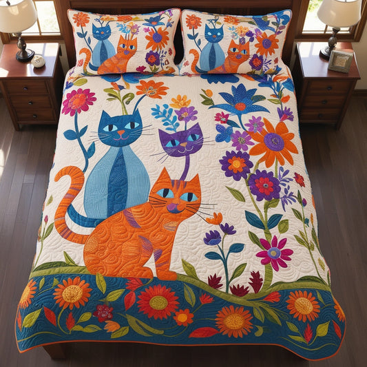 Cat NTA311024136 Quilt Bedding Set