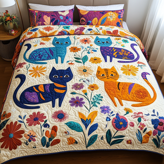 Cat TAI061124156 Quilt Bedding Set