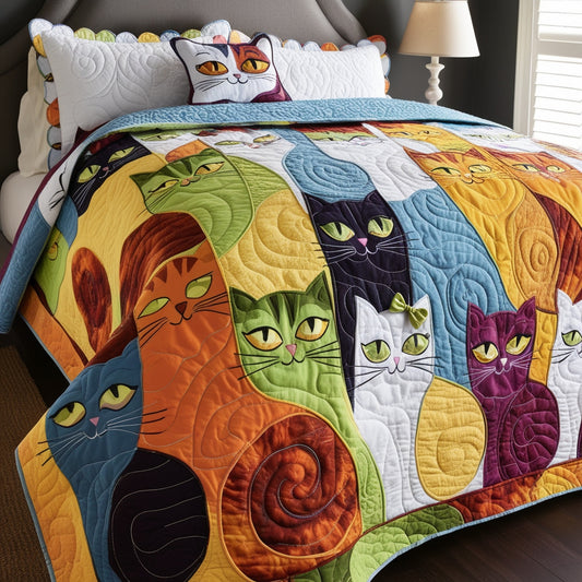 Cat TAI121024126 Quilt Blanket