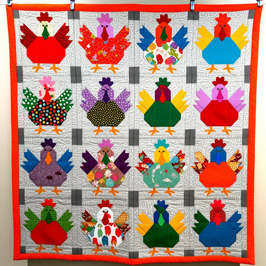 Chicken NTA151024249 Quilt Blanket