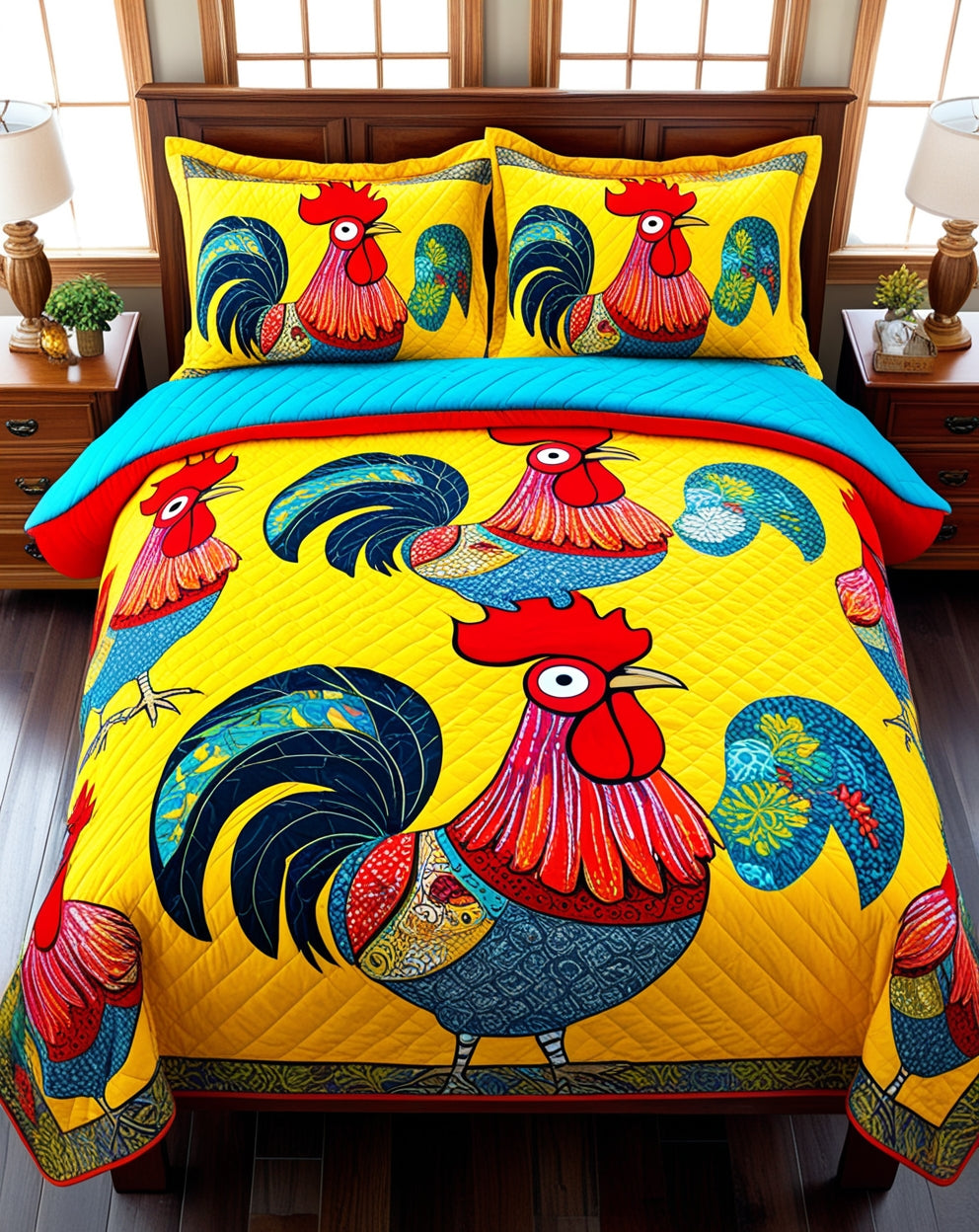 Chicken NTA281024280 Quilt Bedding Set