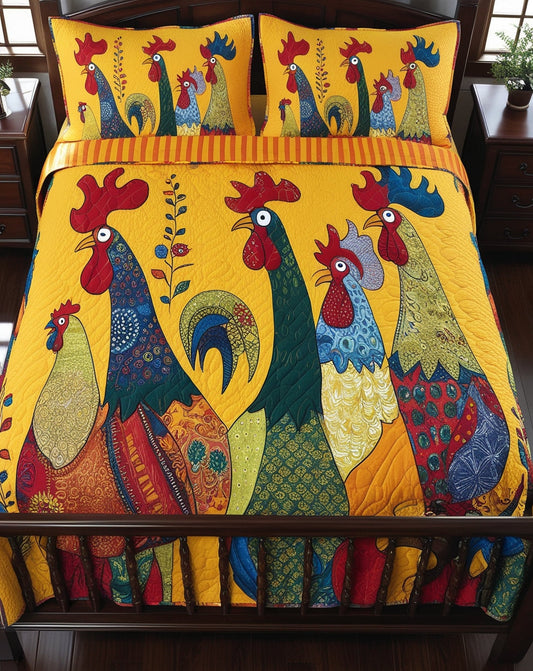 Chicken NTA281024282 Quilt Bedding Set