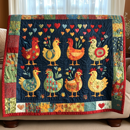 Chicken TAI061124324 Quilt Blanket