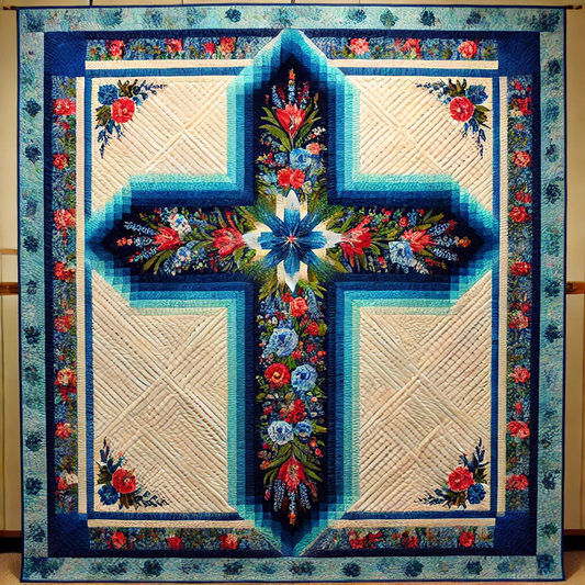 Christian Cross NTA281024340 Quilt Blanket