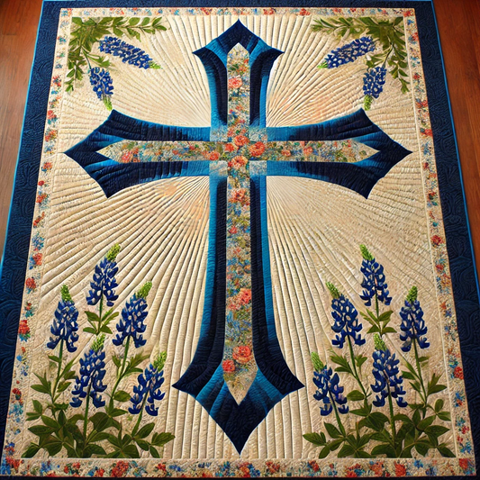 Christian Cross NTA281024349 Quilt Blanket