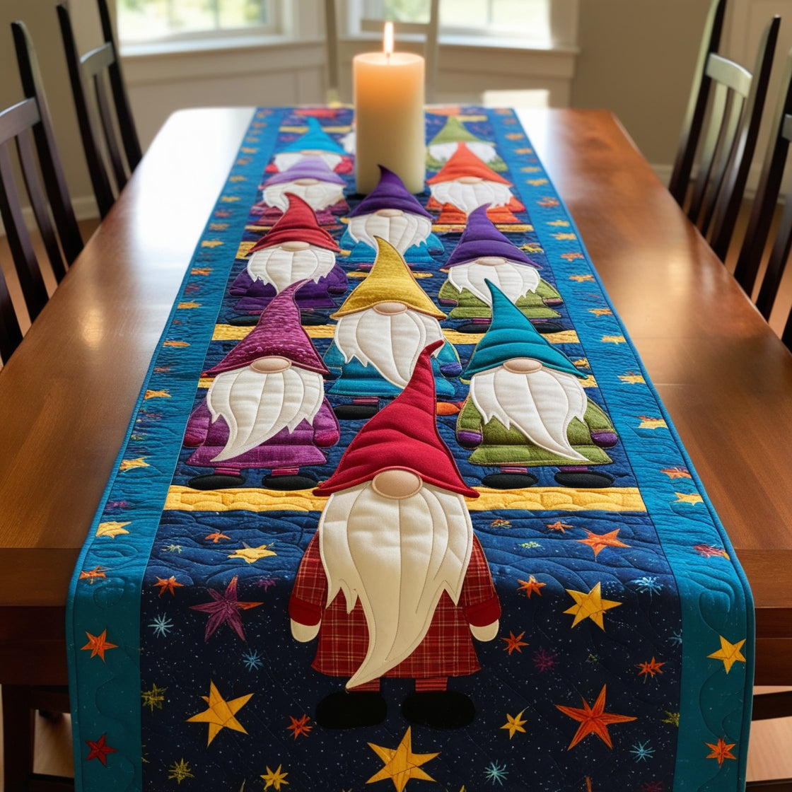 Christmas Gnome NTA041124659 Quilted Table Runner