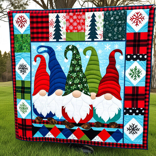 Christmas Gnome NTA151024277 Quilt Blanket