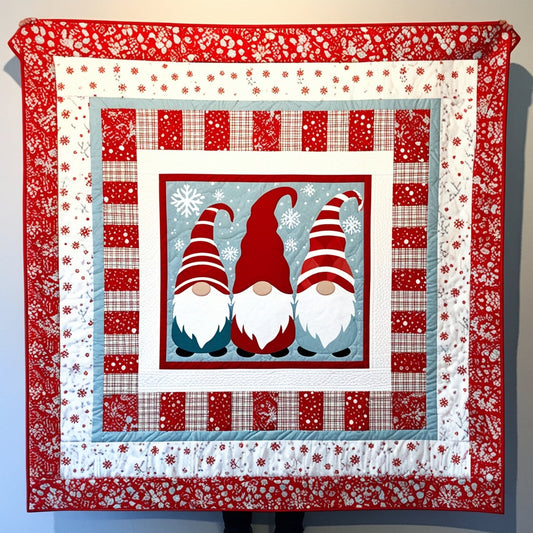 Christmas Gnome NTA281024100 Quilt Blanket