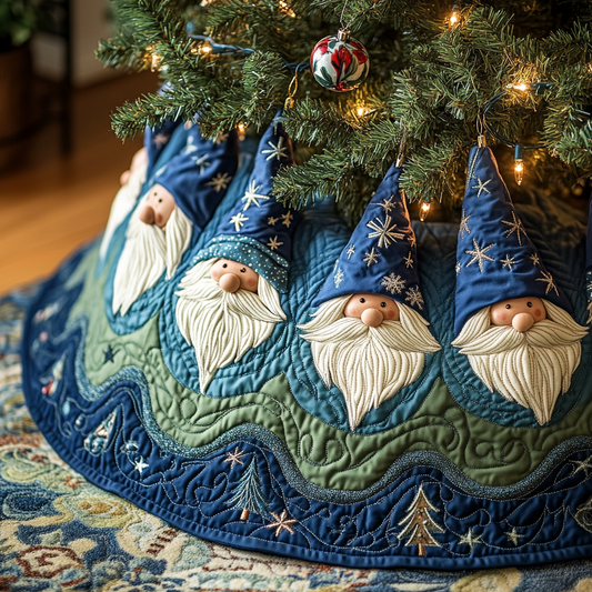 Christmas Gnome TAI041124529 Quilted Tree Skirt