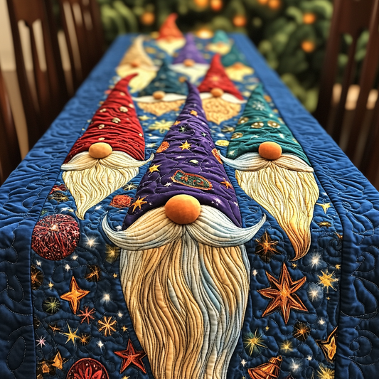 Christmas Gnome TAI041124587 Quilted Table Runner