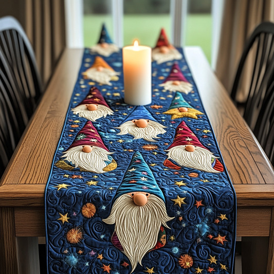 Christmas Gnome TAI041124593 Quilted Table Runner