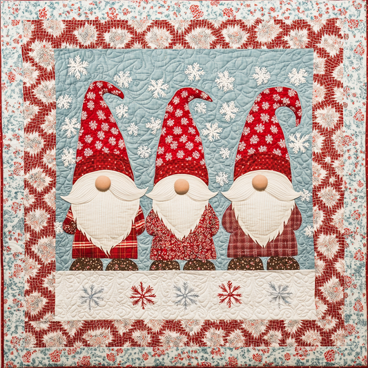 Christmas Gnome TAI281024252 Quilt Blanket