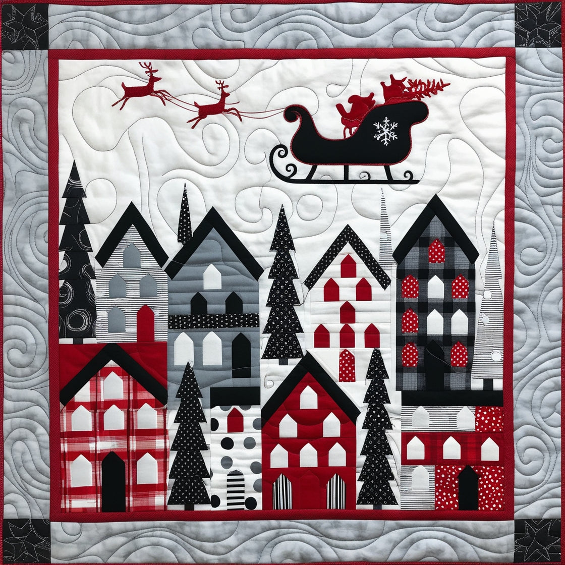 Christmas House NTA281024121 Quilt Blanket