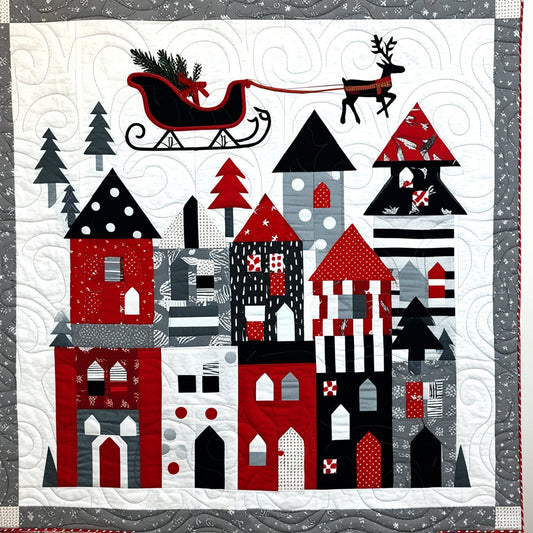 Christmas House NTA281024122 Quilt Blanket