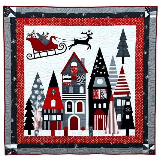 Christmas House NTA281024123 Quilt Blanket