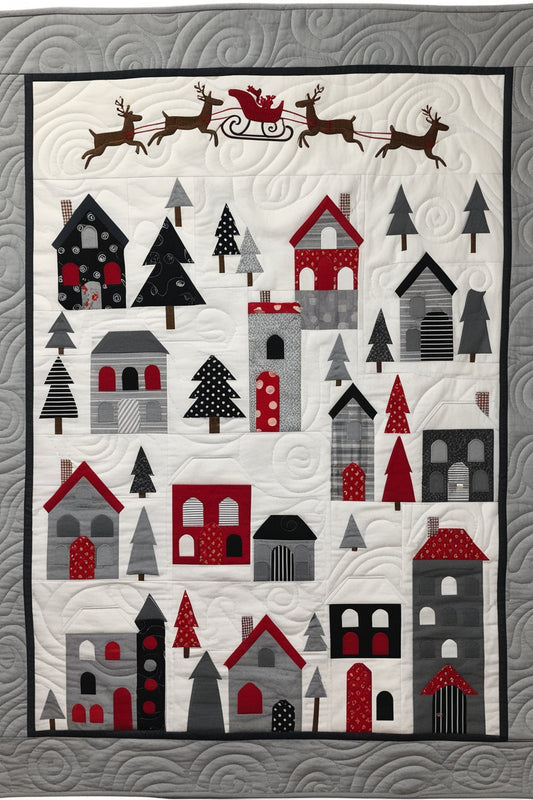 Christmas House NTA281024127 Quilt Blanket