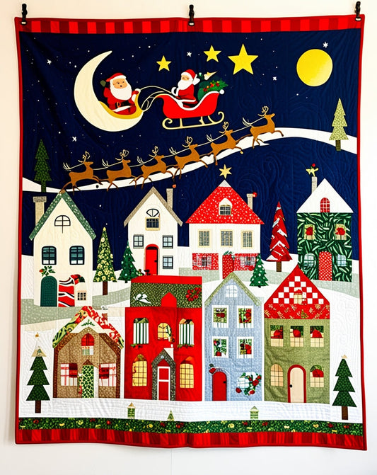 Christmas Night NTA281024155 Quilt Blanket