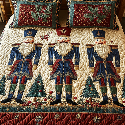 Christmas Nutcracker TAI041124279 Quilt Bedding Set