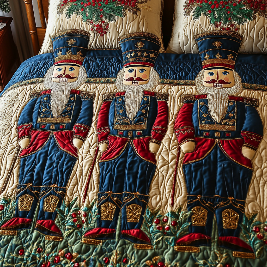 Christmas Nutcracker TAI041124282 Quilt Bedding Set