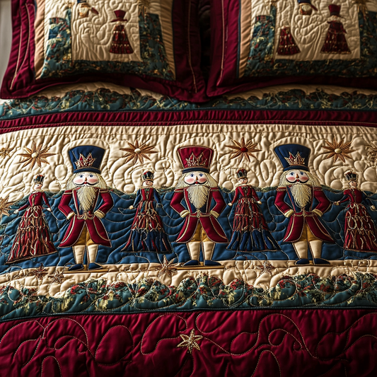 Christmas Nutcracker TAI041124319 Quilt Bedding Set