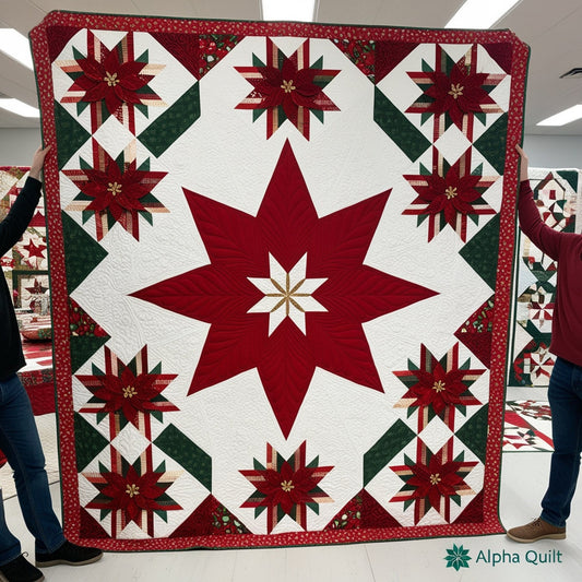 Christmas Poinsettia NTA281024090 Quilt Blanket