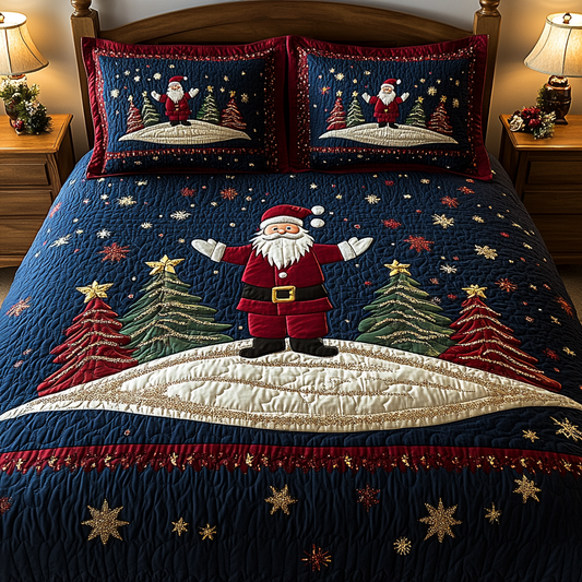 Christmas Santa TAI041124170 Quilt Bedding Set