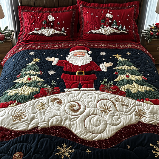 Christmas Santa TAI041124171 Quilt Bedding Set