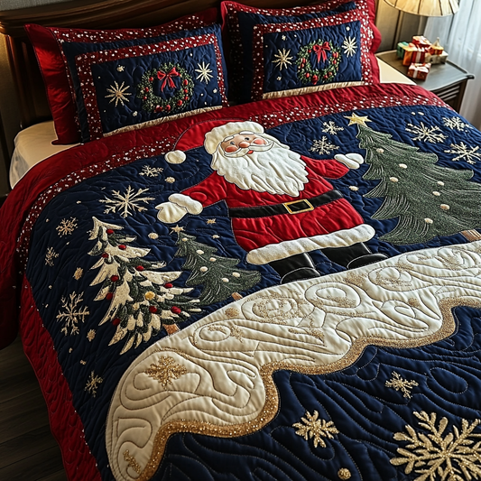 Christmas Santa TAI041124180 Quilt Bedding Set