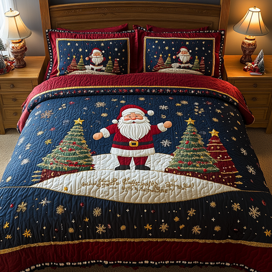 Christmas Santa TAI041124386 Quilt Bedding Set