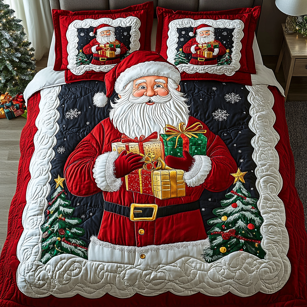 Christmas Santa TAI061124129 Quilt Bedding Set