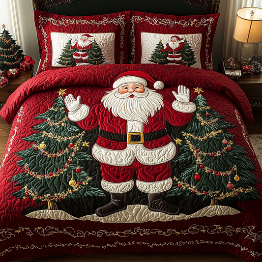 Christmas Santa TAI061124131 Quilt Bedding Set