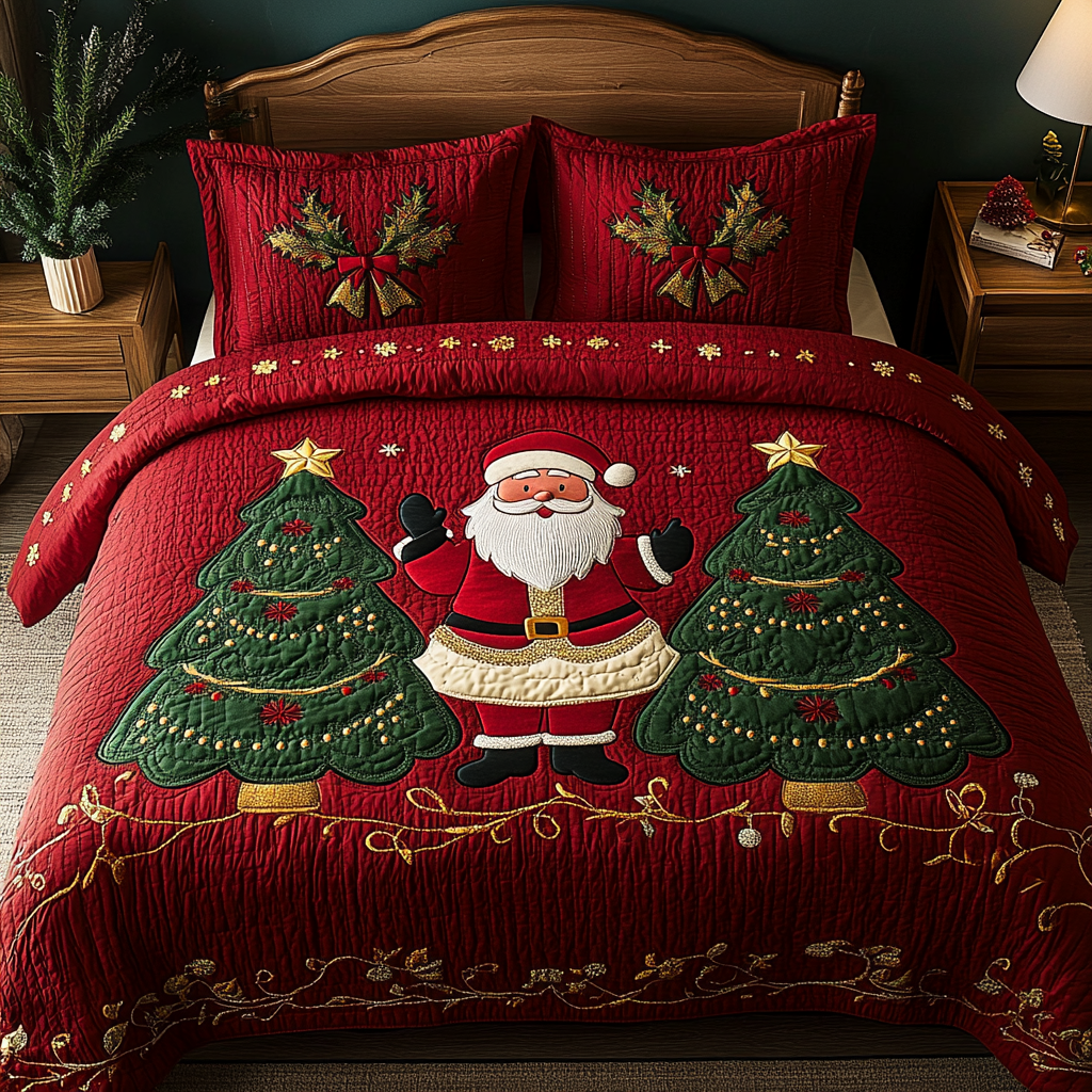 Christmas Santa TAI061124134 Quilt Bedding Set