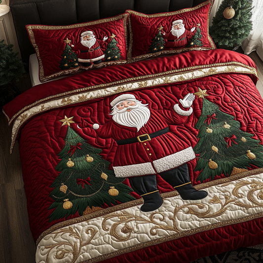 Christmas Santa TAI061124137 Quilt Bedding Set