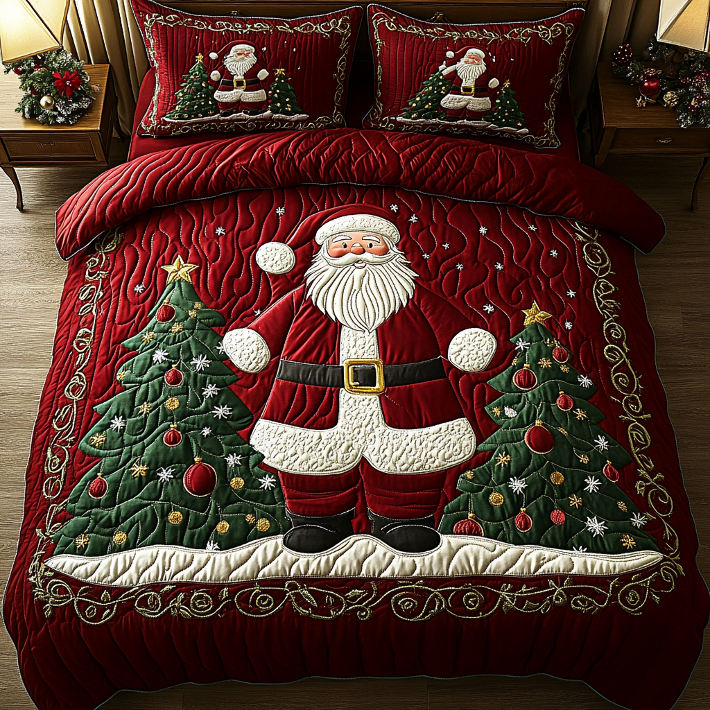 Christmas Santa TAI061124139 Quilt Bedding Set