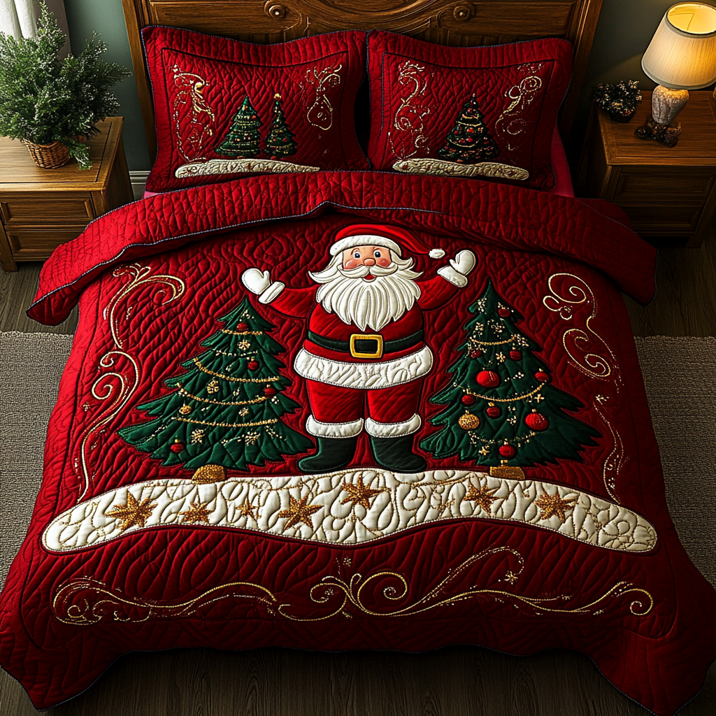 Christmas Santa TAI061124149 Quilt Bedding Set