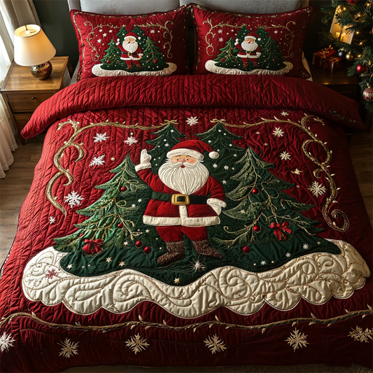 Christmas Santa TAI061124152 Quilt Bedding Set