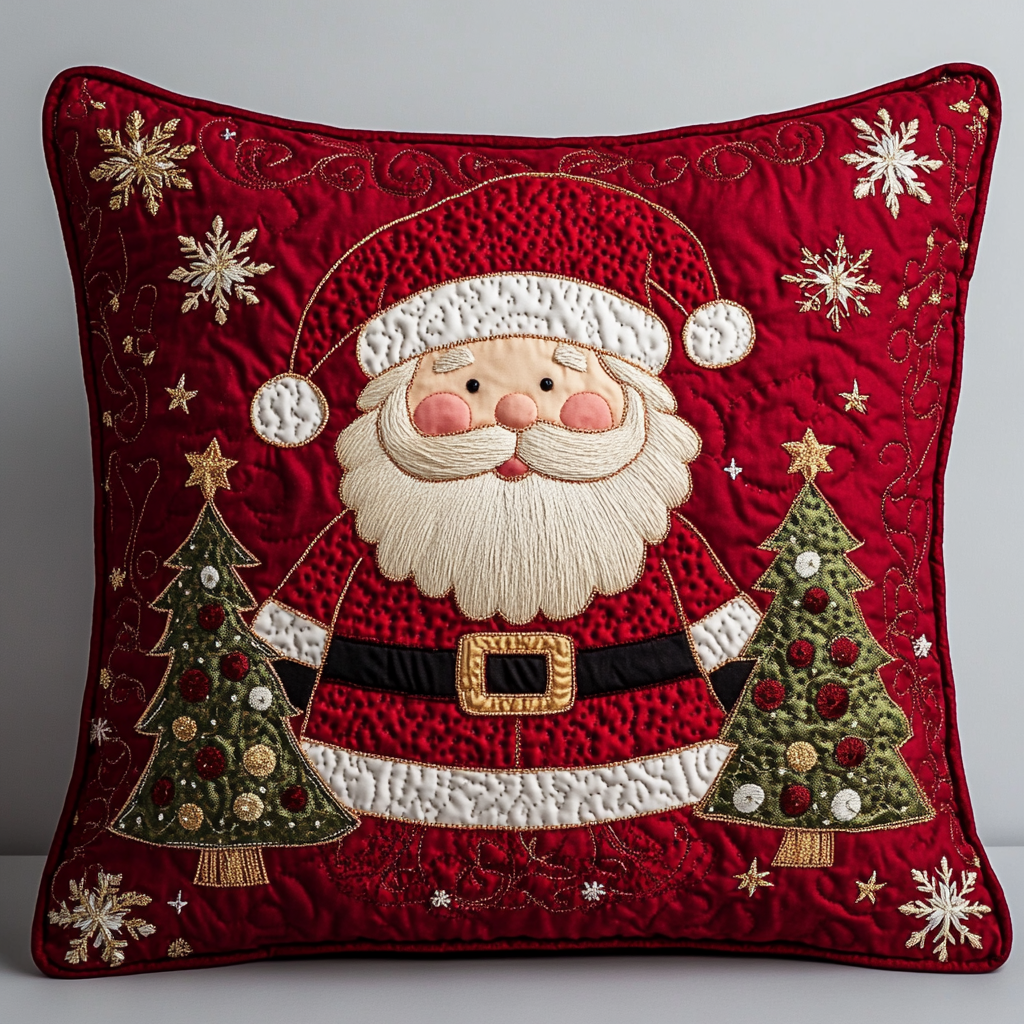 Christmas Santa TAI061124231 Quilted Pillow Case